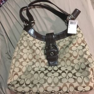 Coach large Hobo NWT
